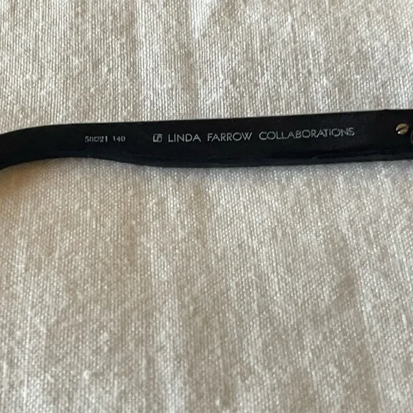 Vintage | rare The Row X linda farrow black round sunglasses - Picture 2 of 8